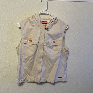 Unionbay beige white vest